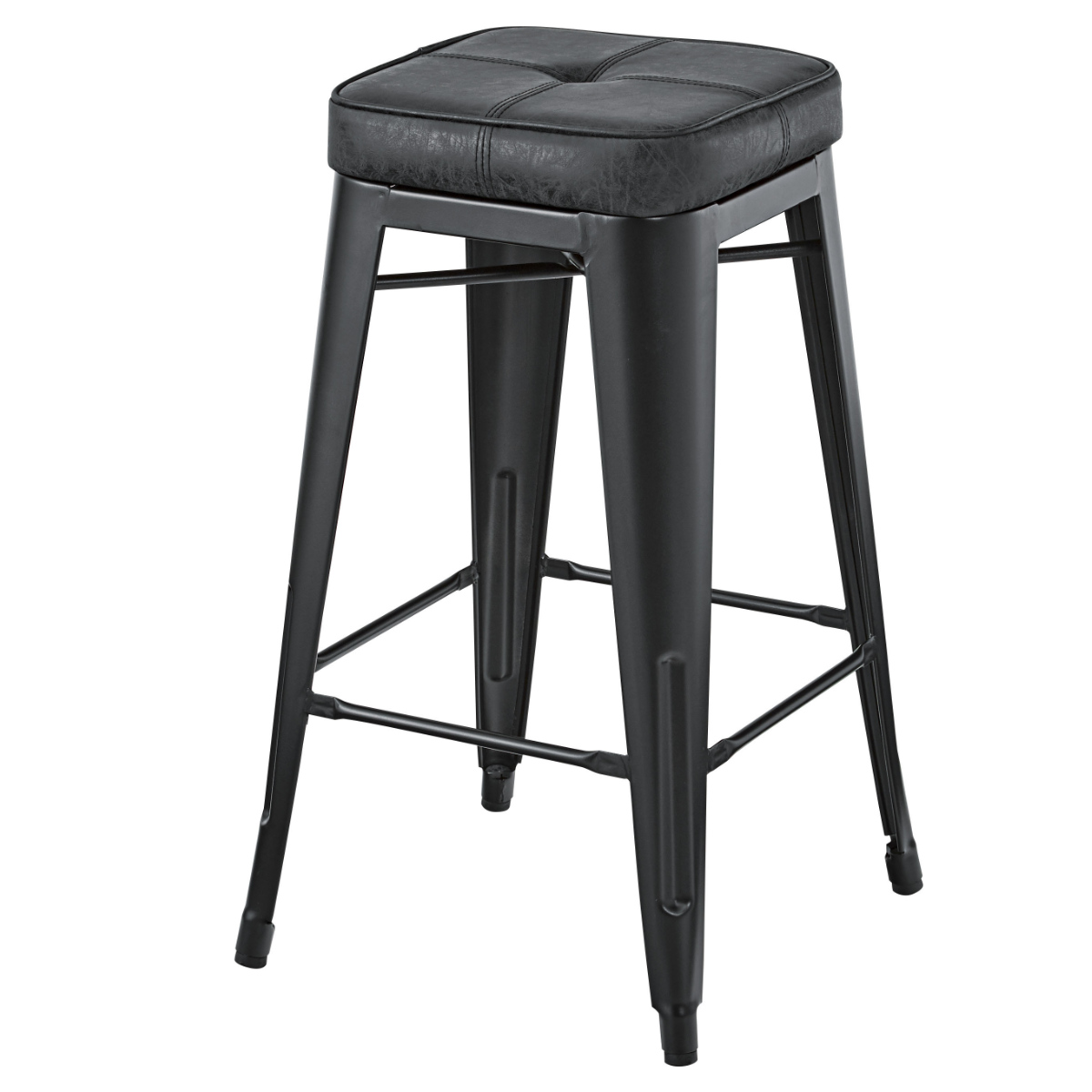 東谷 ハイスツール 同色2脚セット 座面高70cm クッションチェア