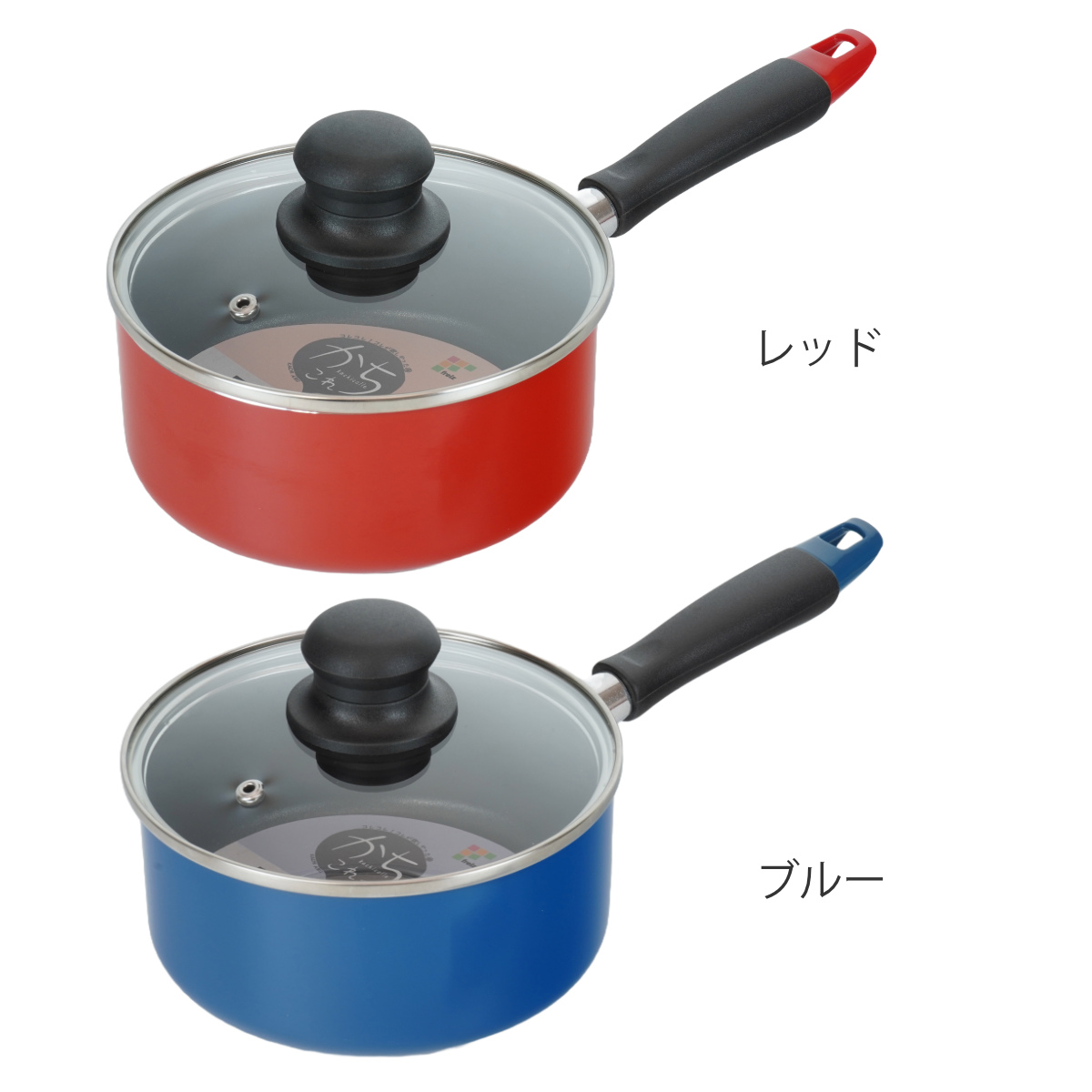 和平フレイズ 片手鍋 16cm IH対応 ガラス蓋付き かちこれ （ ガス火