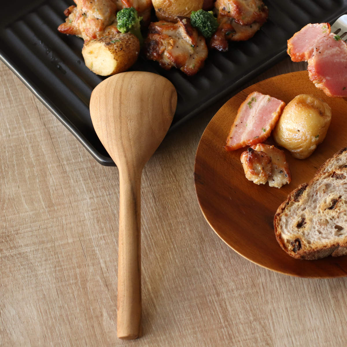 サービングスプーン 大 木製 KOTOKOTO 取り分けさじ （ ことこと