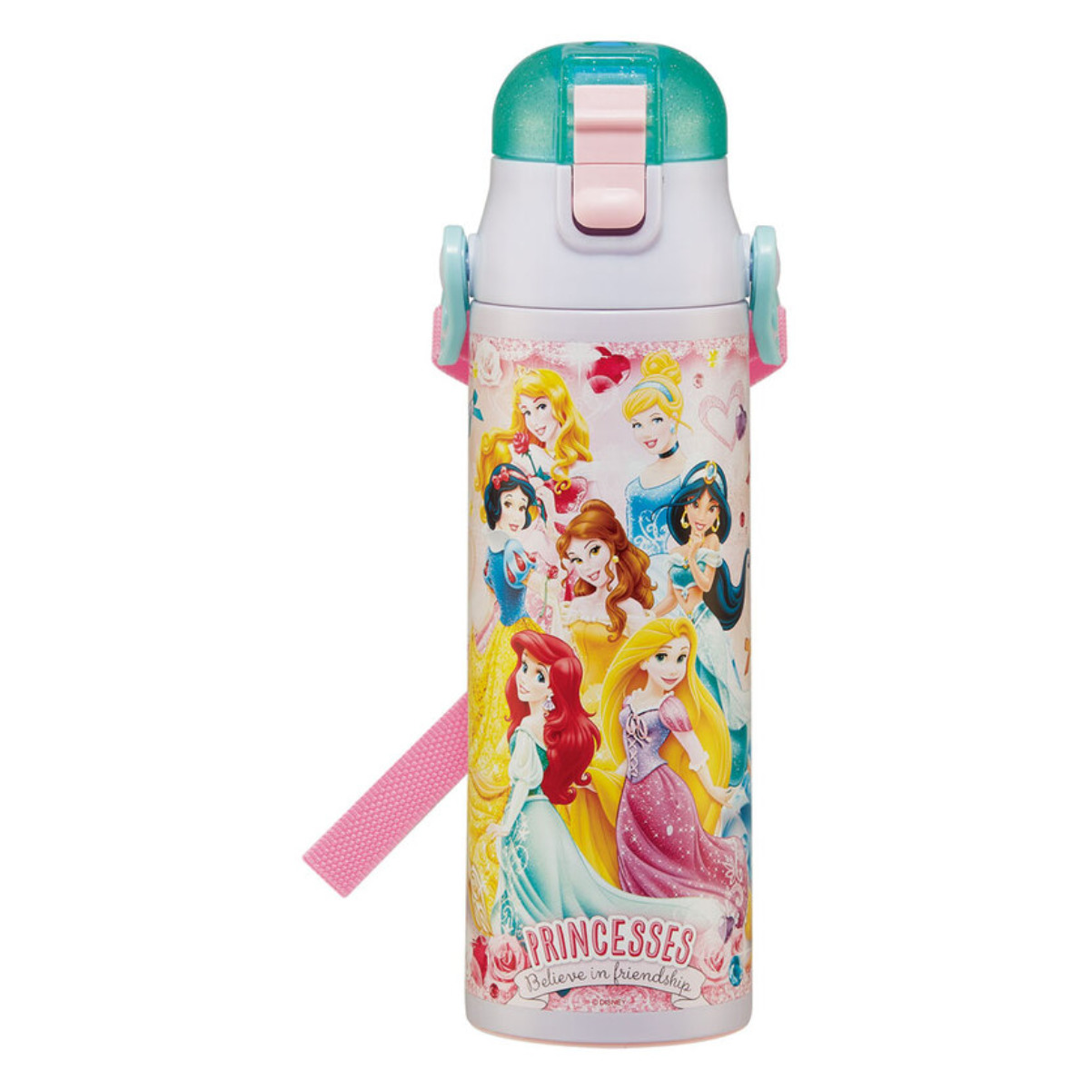 スケーター 水筒 580ml 超軽量2WAYステンボトル 保温 保冷 プリンセス