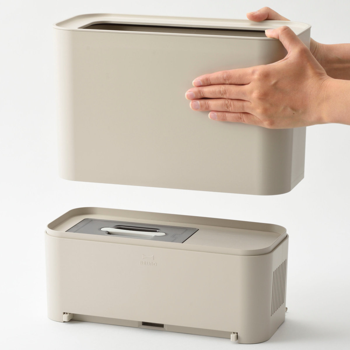 BRUNO（ブルーノ） 電動ちりとり ゴミ箱兼用 7L ゴミ箱型フローリング