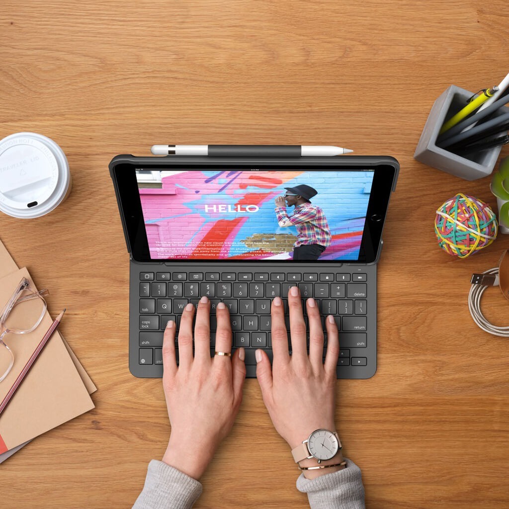 logicool（ロジクール） iPad キーボード ケース SLIM FOLIO iPad 第7