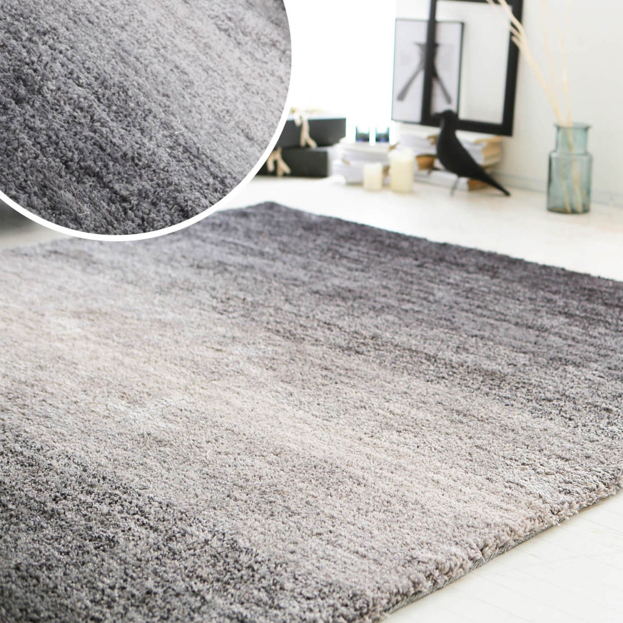 LOWYA（ロウヤ） ラグ ラグマット おしゃれ 130×190 S 厚手