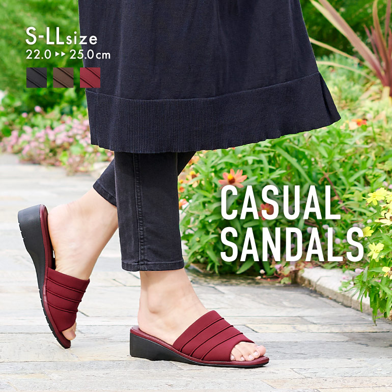 PANSY（パンジー） カジュアル サンダル つっかけ レディース
