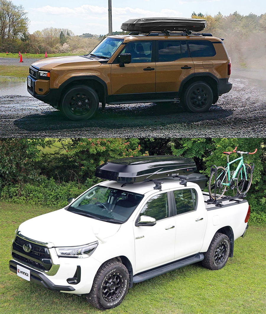 INNO イノー ルーフボックス 855 ワイドボディ ロングボディ ダンパー