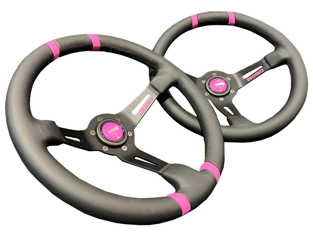 MOMO（モモ） ステアリング DRIFT PINK RIBBON 33 330mm ドリフト