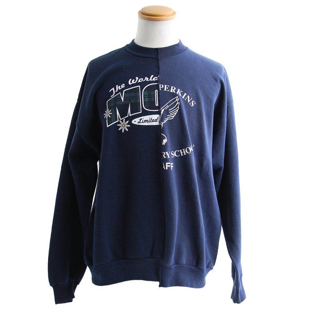 PATY トレーナー スウェット 長袖 メンズ レディース パネル 切り替え