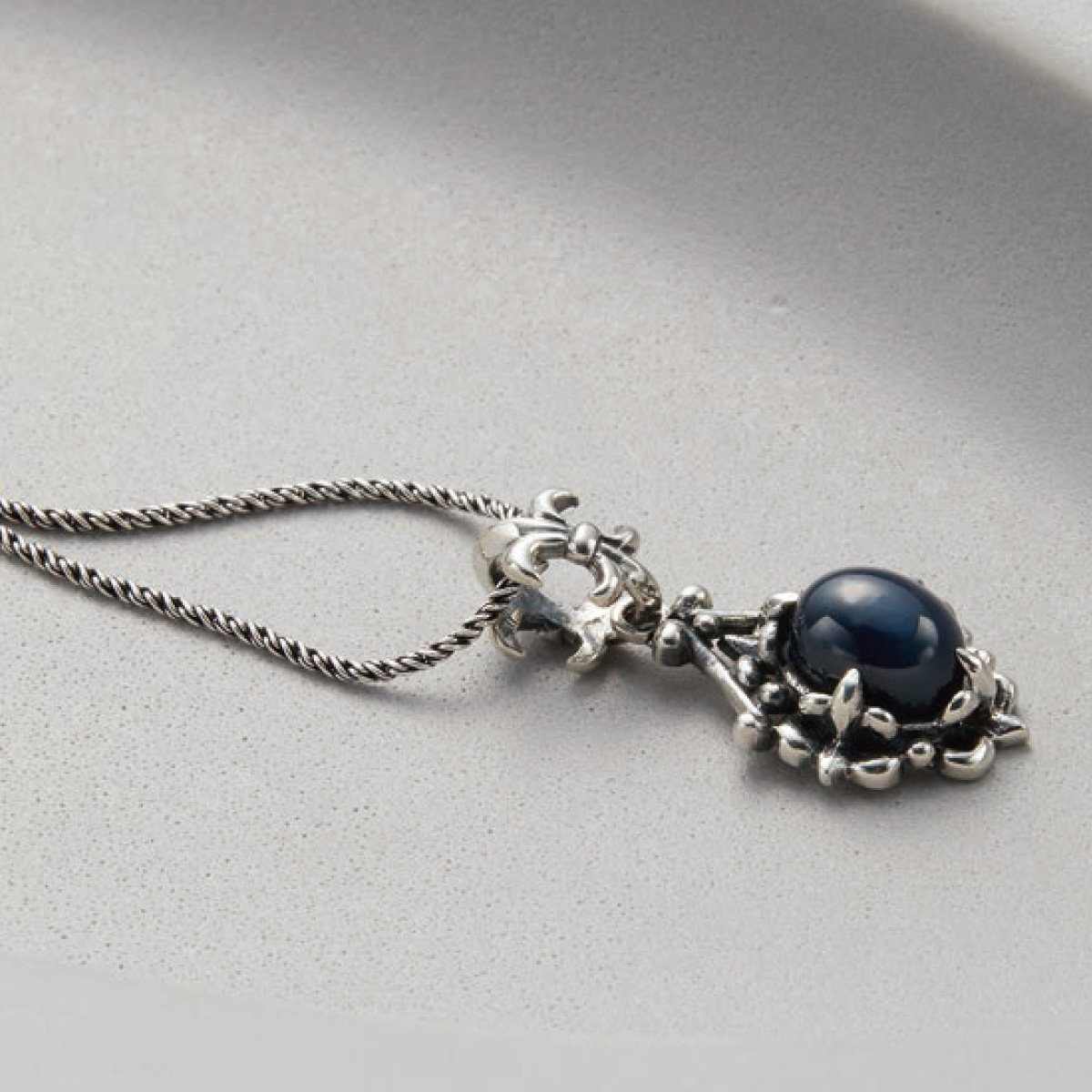 ネックレス ペンダント メンズ シルバー925 フルール・ド・リス 百合