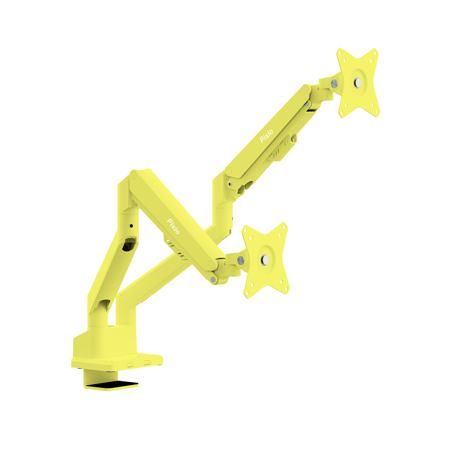 Pixio モニターアーム デュアル PS1D Wave psw1d 2画面 ホワイト 白