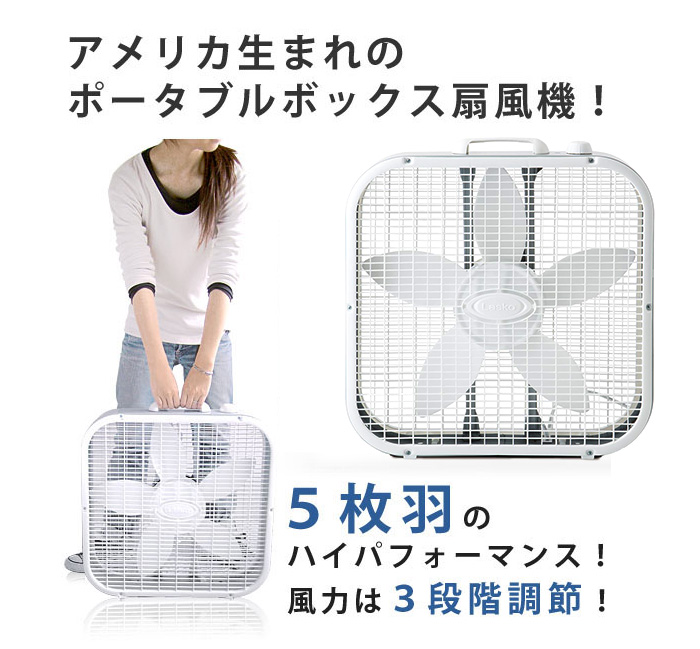 選べる特典付】サーキュレーター 扇風機 ラスコ ボックスファン