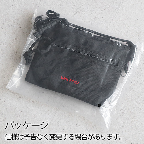 BRIEFING（ブリーフィング） ネコポスOK 正規品 ダブルジップパース