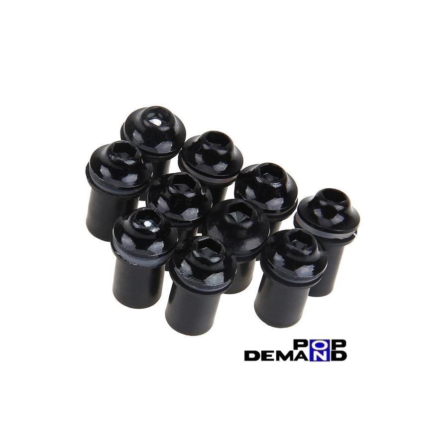 ◇即日発送◇汎用 黒 スクリーンボルト ウェルナット カウルネジ 10個