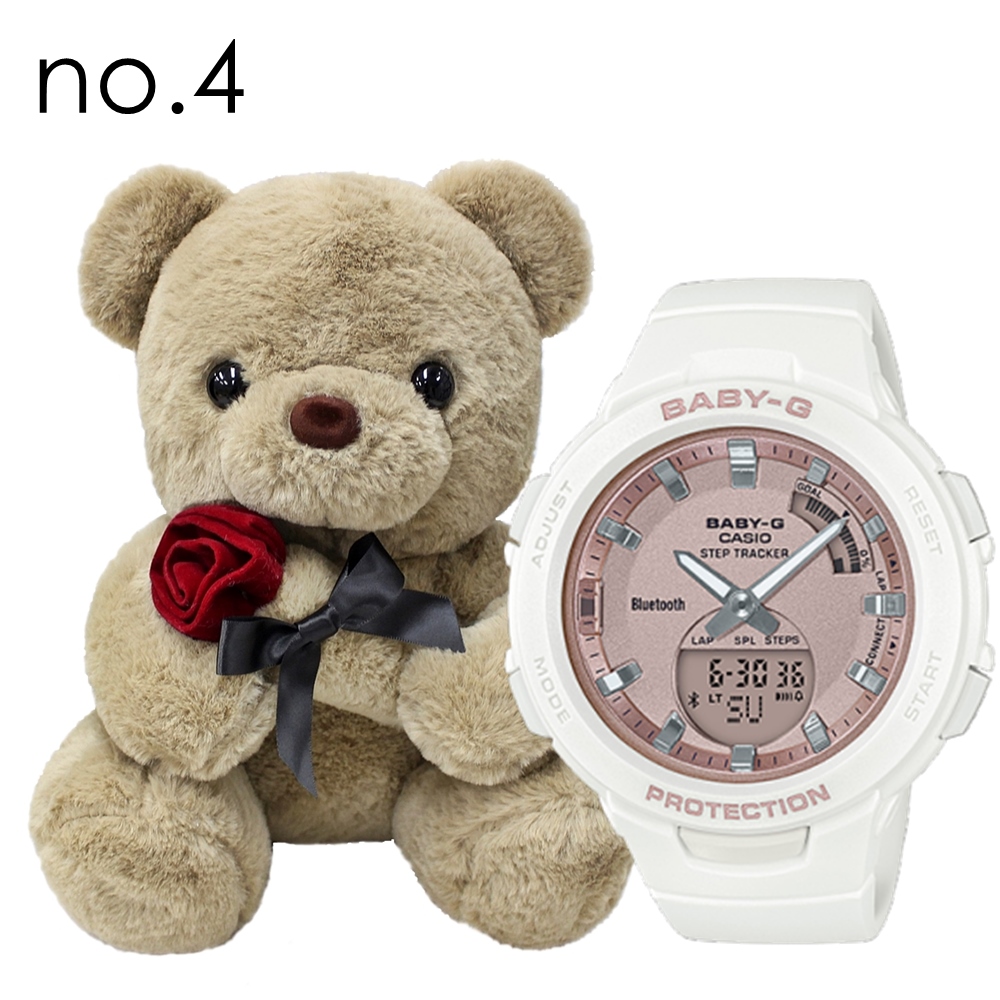 BABY-G レディース 腕時計 手表 カシオ ベビーG スマホリンクくまさん