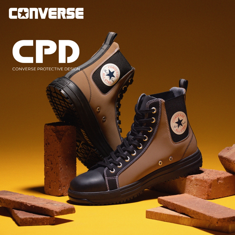 コンバース CPD ALL STAR PS SIDEGORE HI セーフティシューズ