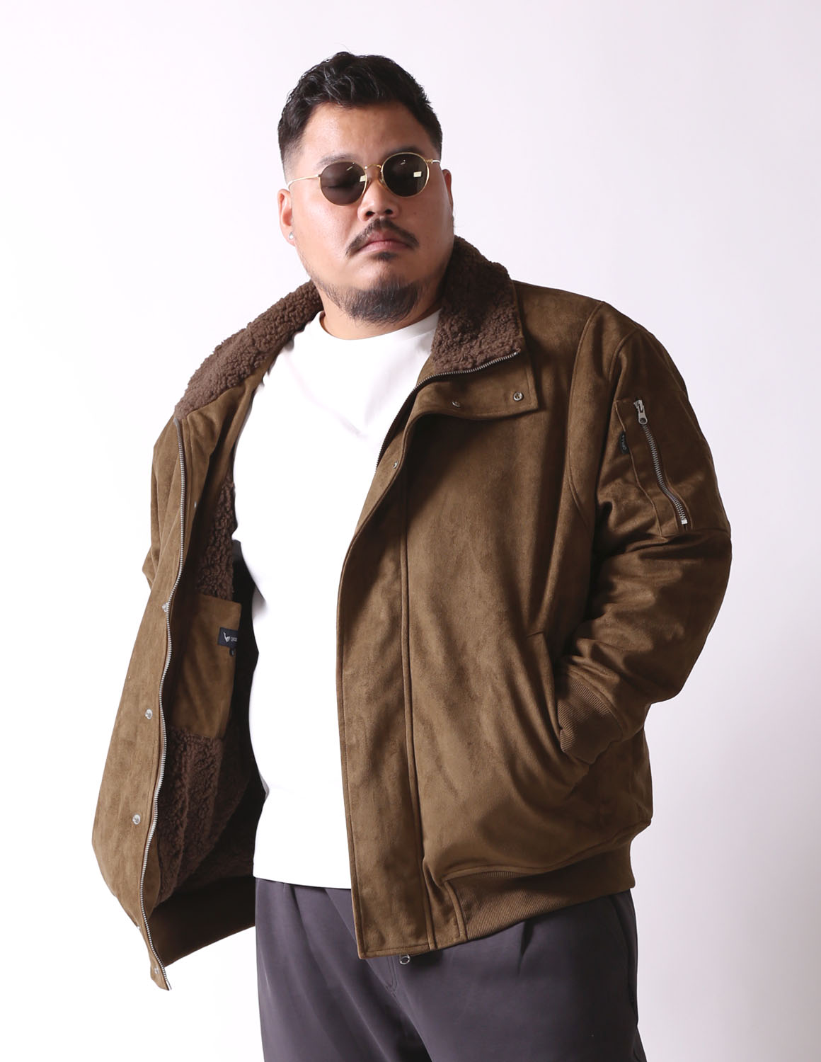 大きいサイズ ジャケット アウター メンズ QZILLA カジュアル 秋 冬 上