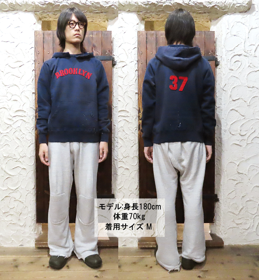 WHITESVILLE ホワイツビル スウェット パーカー WV69583 ATTACHED HOOD