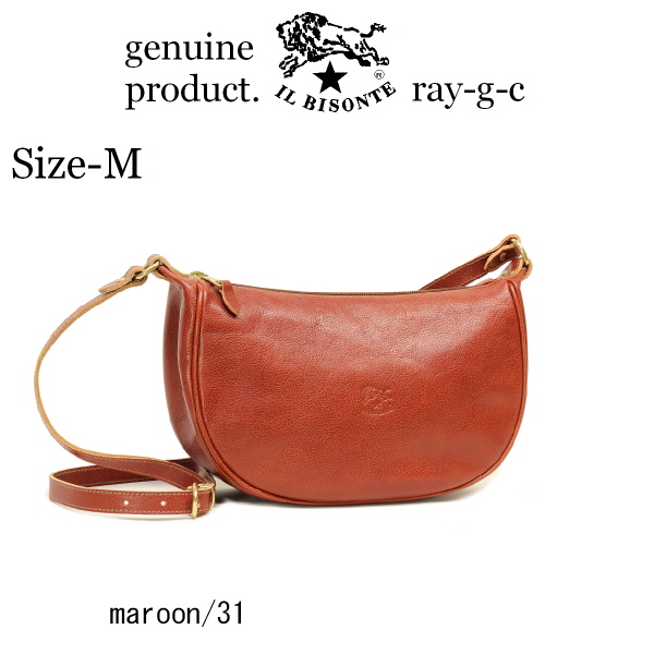 IL BISONTE（イルビゾンテ） バッグ 三日月2WAYレザーショルダーバッグ
