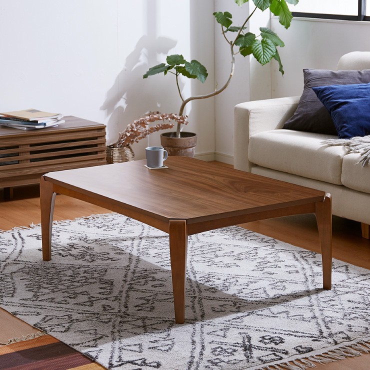 こたつテーブル 幅90×奥行60×高さ38cm 長方形 おしゃれ リビング