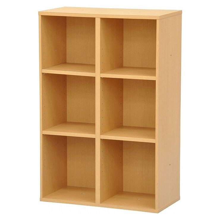 カラーボックス 幅60 高さ90 すき間収納 3段 三段 スリム オープン