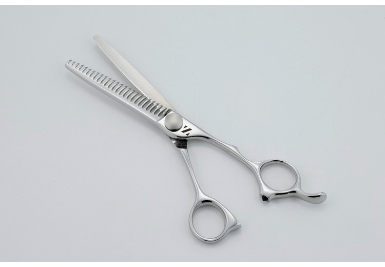 燕三条の髪はさみ シゲル工業 美容師のスキばさみ 16.4cm 桐箱入り