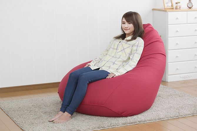 ビーズクッション ティアドロップビーズクッション クッション 日本製