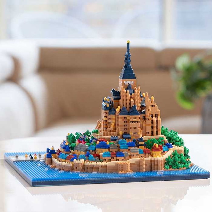 予約商品 4月1日まで先行販売 ナノブロック モン・サン・ミシェル