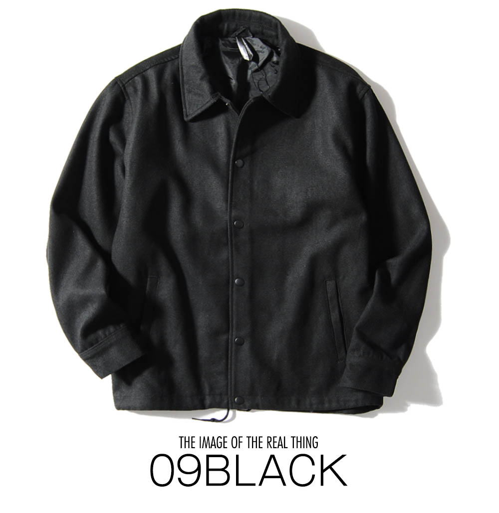 メルトンコーチジャケット メンズ コーチジャケット ストリート