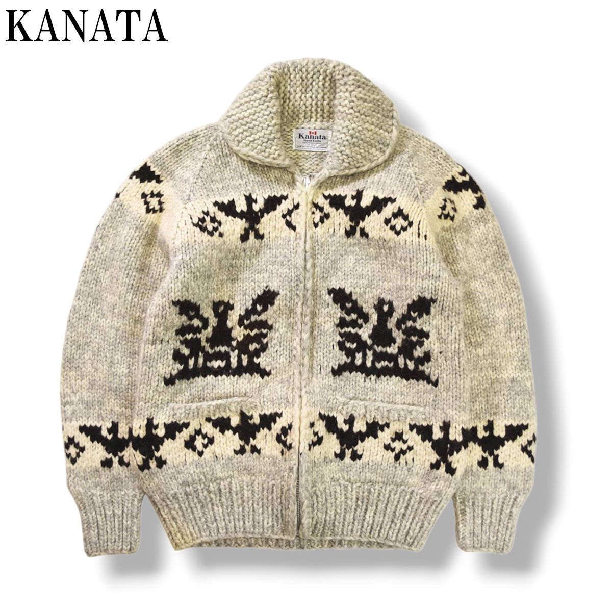 KANATA（カナタ） カナダ製 サンダーバード柄 フルジップアップ