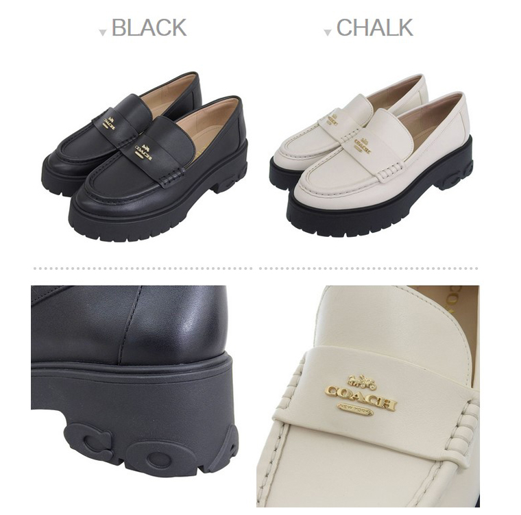 COACH（コーチ） 靴 レディース ローファー アウトレット レザー