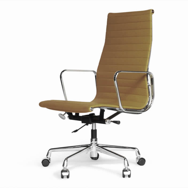 イームズ アルミナムチェア リプロダクト ハイバック フラット