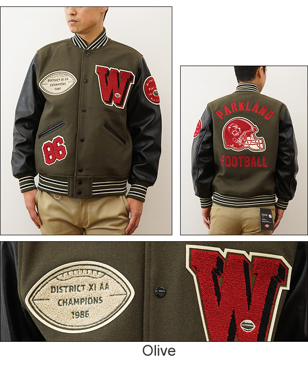 HOUSTON（ヒューストン） スタジャン メルトン アワード ジャケット