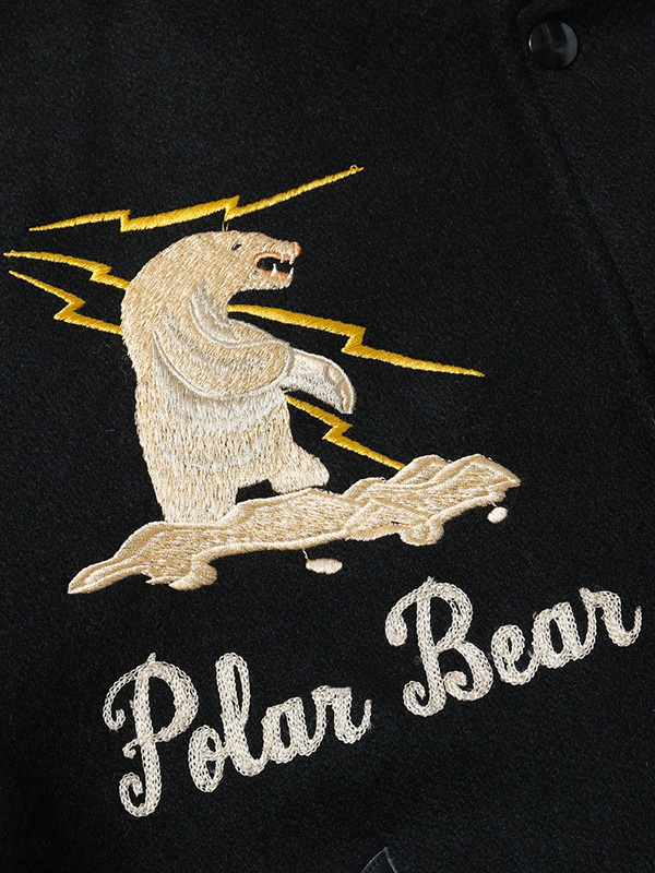 WHITESVILLE ホワイツビル スタジャン ブランド 白熊 アラスカ 港商