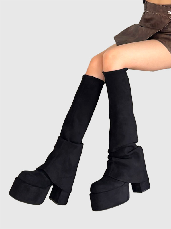 EMODA（エモダ） 厚底 ブーツ レディース 厚底ブーツ 11cm ルーズ