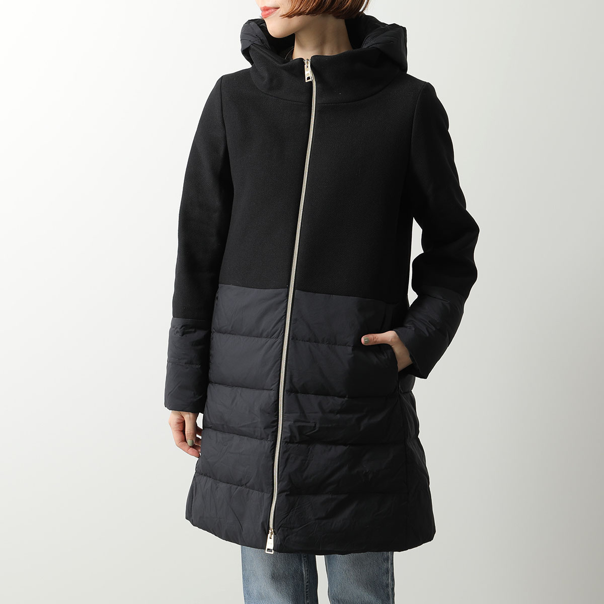HERNO（ヘルノ） ダウンコート PI002118D 33344 レディース ウール切替