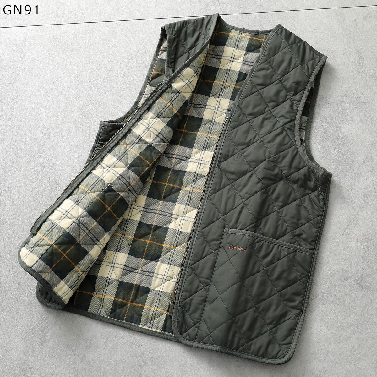 Barbour（バブアー） キルティング ベスト MLI0001 QUILTED WAISTCOAT
