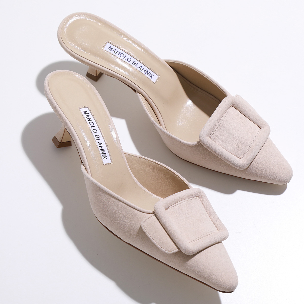 MANOLO BLAHNIK（マノロブラニク） ミュール MAYSALE SUEDE DAIM 050
