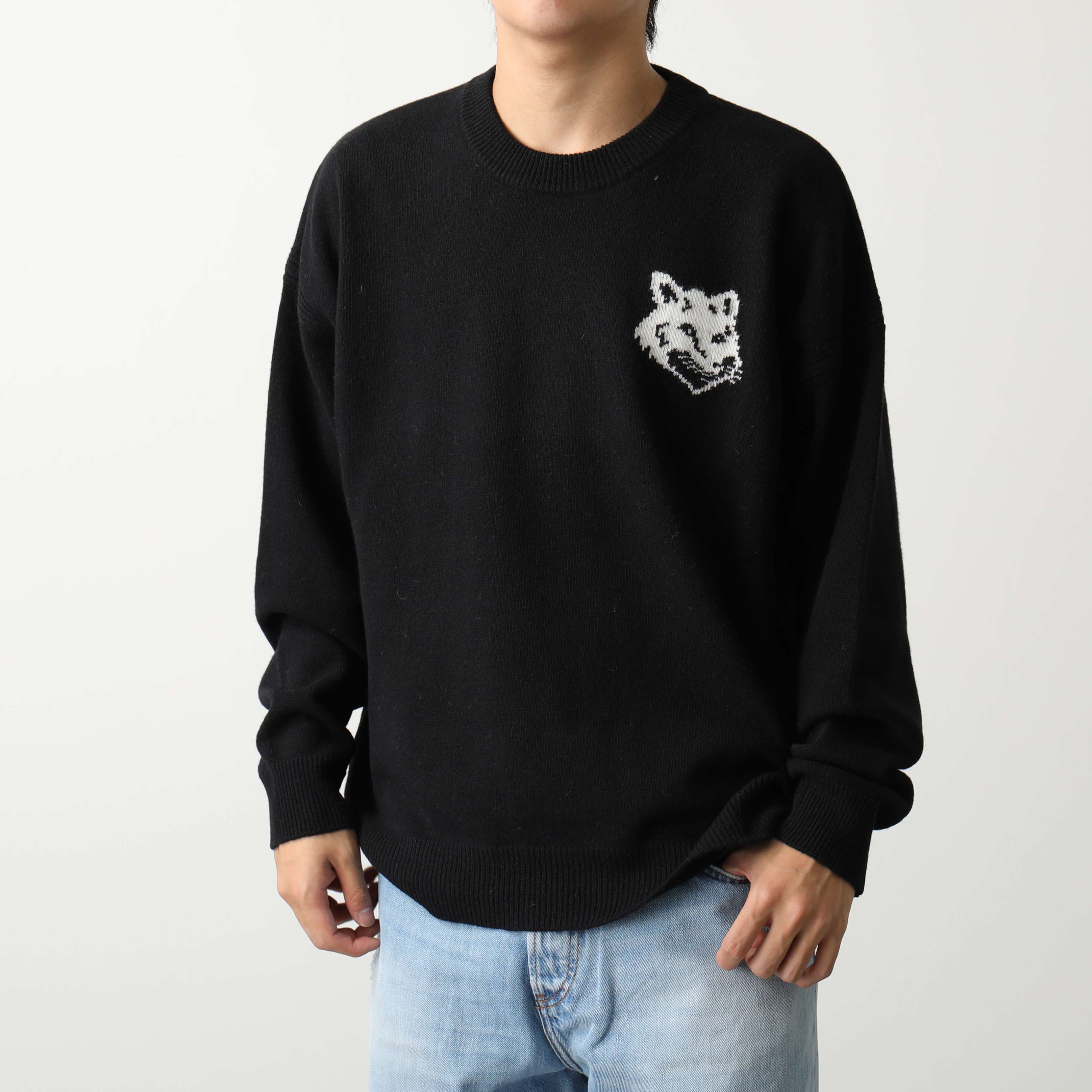 MAISON KITSUNE（メゾン キツネ） セーター FOX HEAD INTARSIA COMFORT