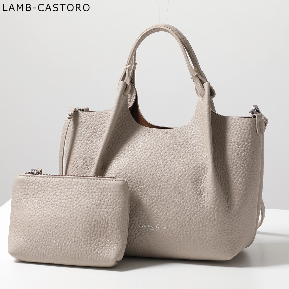 GIANNI CHIARINI（ジャンニ キアリーニ） ミニトート DUA デュア S BS