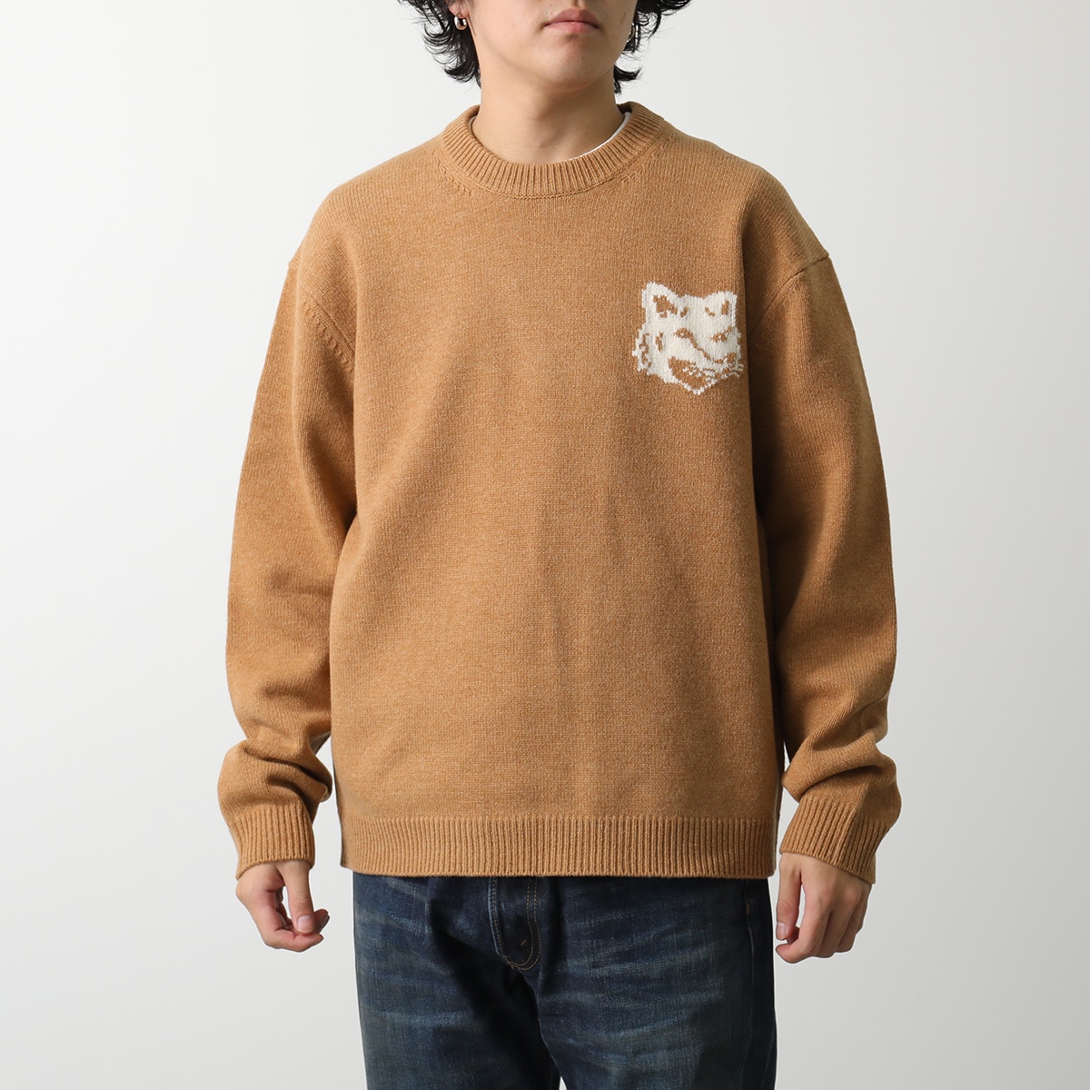 MAISON KITSUNE（メゾン キツネ） セーター FOX HEAD INTARSIA COMFORT
