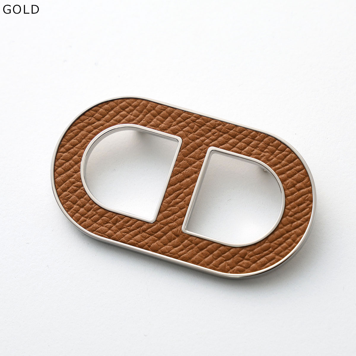 HERMES（エルメス） ブローチ シェーヌダンクル CHAINE D'ANCLE