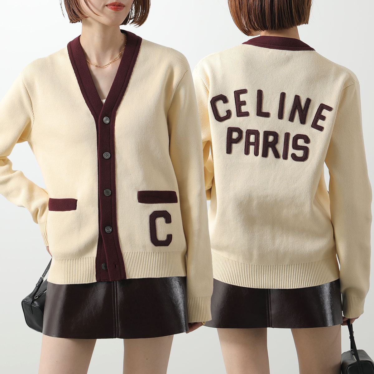 CELINE（セリーヌ） カレッジカーディガン RV08I192W.01EZ レディース