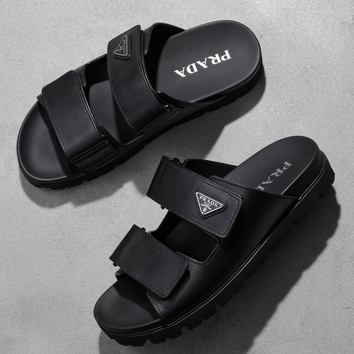 PRADA（プラダ） ストラップサンダル 2X3129 3LEM メンズ レザー