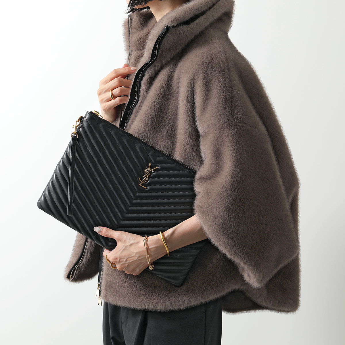 SAINT LAURENT サンローラン クラッチバッグ 440222 CWU01 レディース