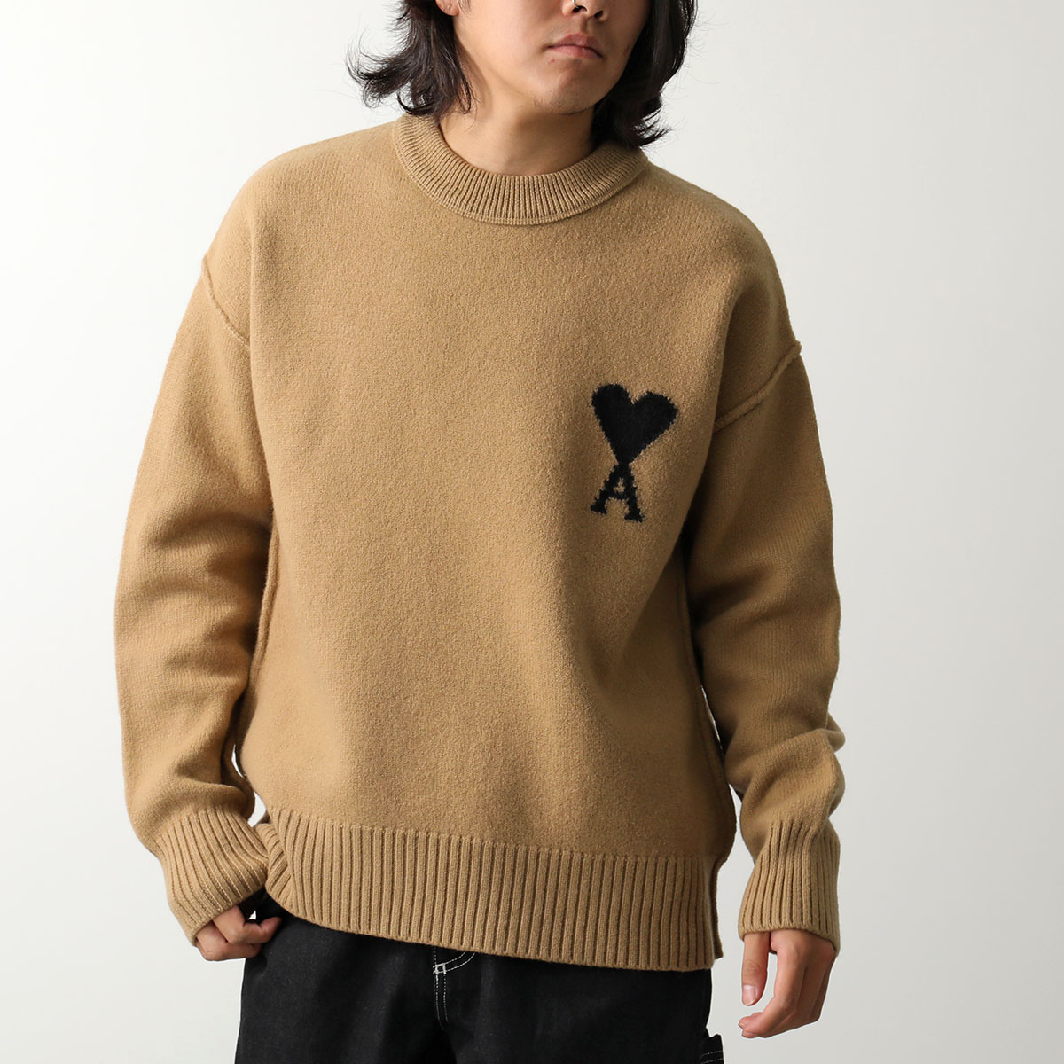 AMI Alexandre Mattiussi ami paris アミパリス ニット UKS838 018