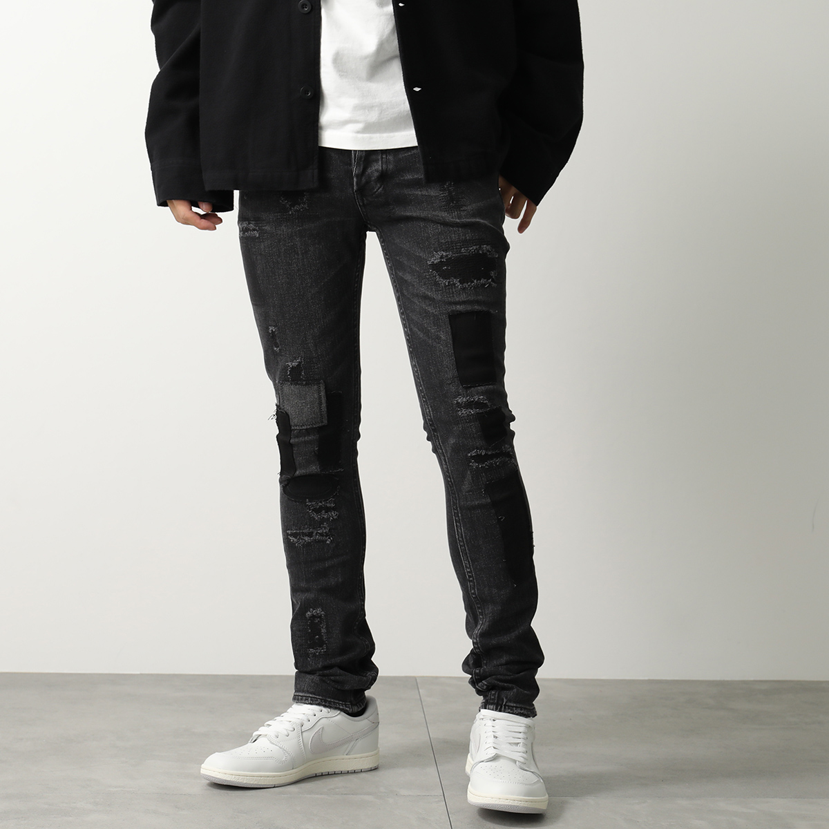 Ksubi（スビ） ジーンズ VAN WINKLE LED BLACK ROCKSTAR REPAIR ヴァン