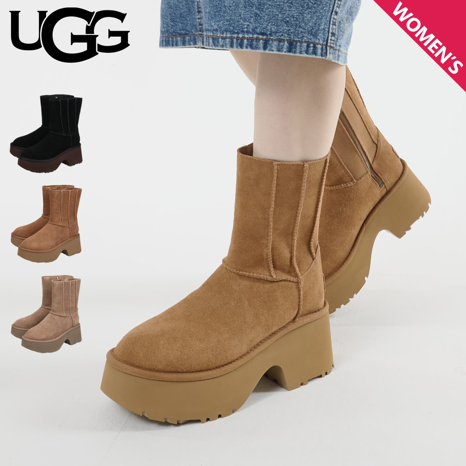 UGG（アグ） ショートブーツ クラシック ツイン シーム ニュー ハイツ