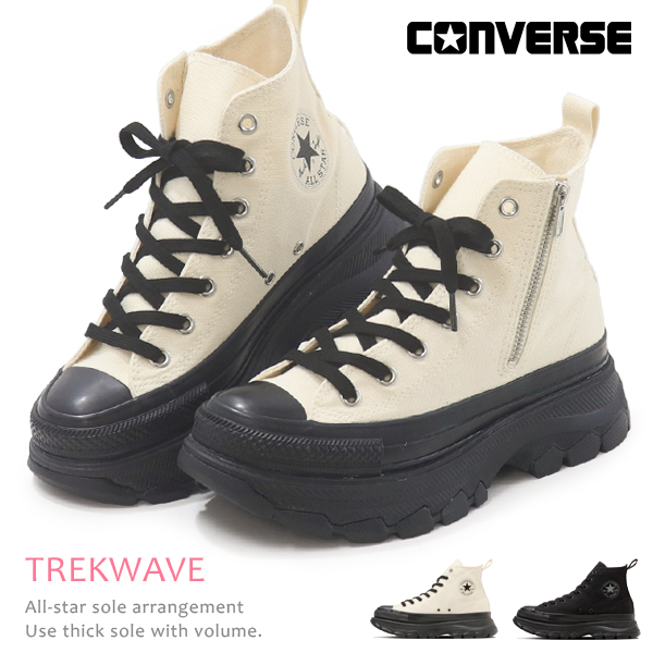 CONVERSE（コンバース） 厚底 スニーカー レディース トレックウェーブ