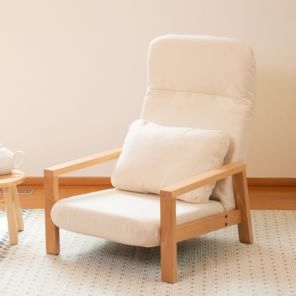 SUWALABO（スワラボ） 座椅子 hutte(ヒュッテ) 天然木の座椅子 敬老の