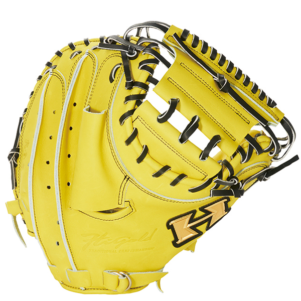 心極 野球 ハイゴールド 硬式 キャッチャー ミット 捕手用