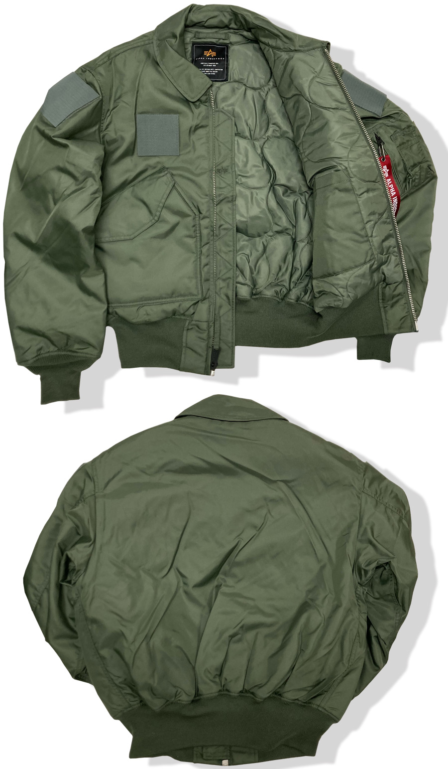 ALPHA INDUSTRIES INC.（アルファインダストリーズ） CWU-45P ベルクロ